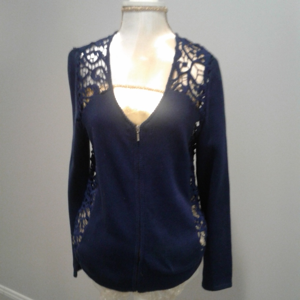 Chico's royal blue sweater top